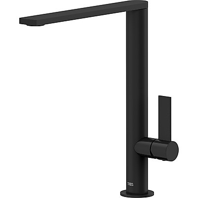 Tres Exclusive Project-Tres bateria umywalkowa wysoka XL czarny mat 211.405.01.NM