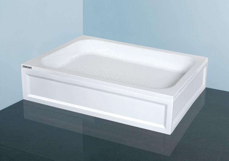 Sanplast Classic B/CL brodzik prostokątny 75x90 akryl biały 615010033001000