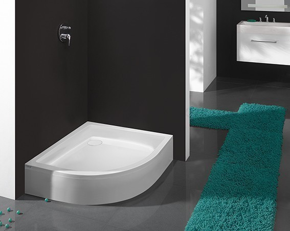 Sanplast Free Line BP/FREE brodzik półokrągły 90x90x15 akryl biały 615040223001000