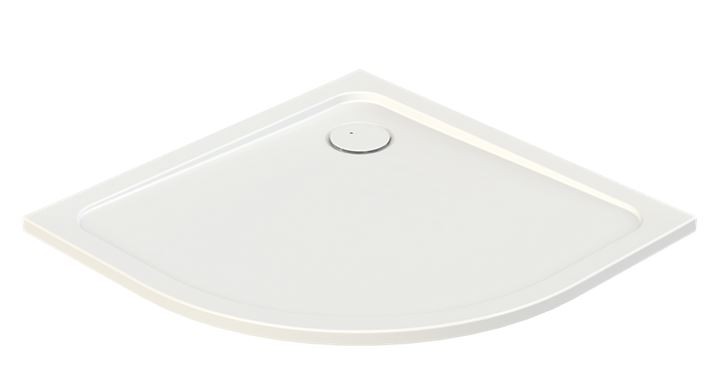 Sanplast Free Line BP/FREE brodzik półokrągły 80x80x2,5 akryl biały 615040442001000