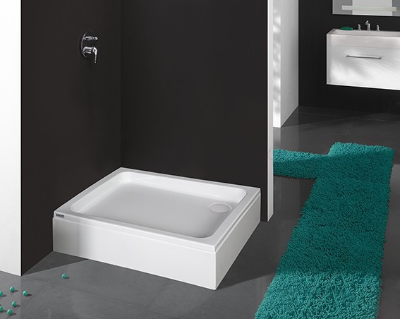 Sanplast Free Line B/FREE brodzik kwadratowy 100x100x9 akryl biały 615040004101000