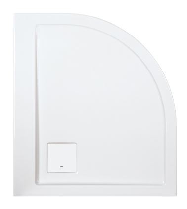 Sanplast Space Line BPL/SPACE brodzik półokrągły asymetryczny 80x90 lewy akryl biały 615110042001000