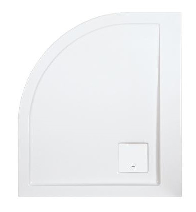 Sanplast Space Line BPP/SPACE brodzik półokrągły asymetryczny 80x90 prawy akryl biały 615110043001000