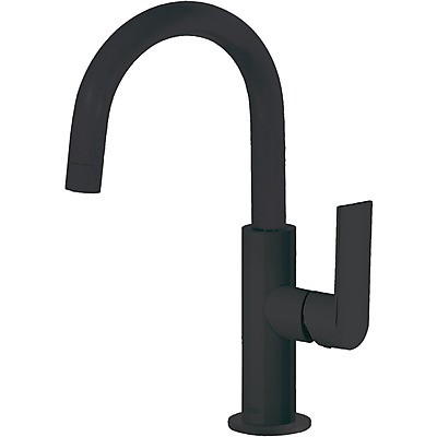 Tres Loft-Colors bateria umywalkowa niska czarny matowy 200.205.04.NM