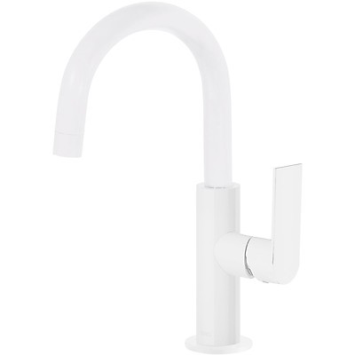 Tres Loft-Colors bateria umywalkowa niska biały matowy 200.205.04.BM