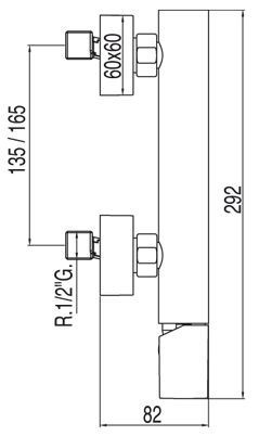 Tres Loft bateria prysznicowa z zestawem czarny matowy 200.167.01.NM