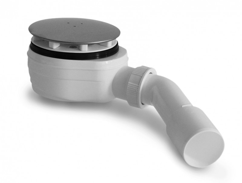 Radaway R580 syfon brodzikowy 90 z podwyższonym przepływem chrom niski 5,8 cm