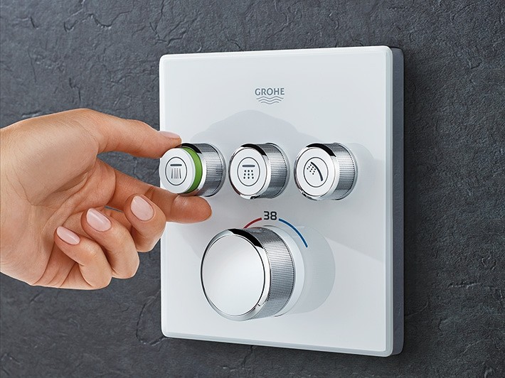Grohe Grohtherm SmartControl zestaw podtynkowy z deszczownicą Rainshower 310 SmartActive Cube 34706000