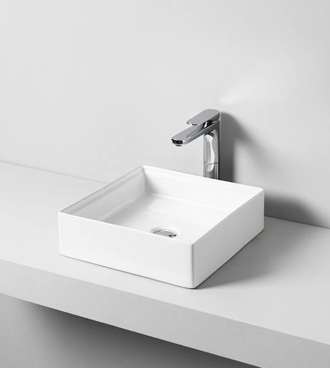 Artceram Scalino umywalka stawiana na blat 38x38 cm biały SCL001