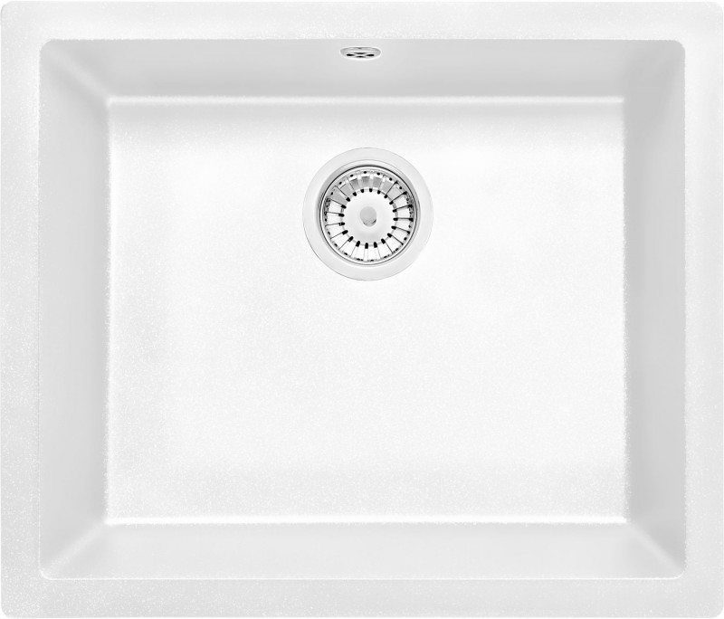 Deante Corda zlewozmywak granitowy podblatowy 1 komora alabaster ZQAA10C