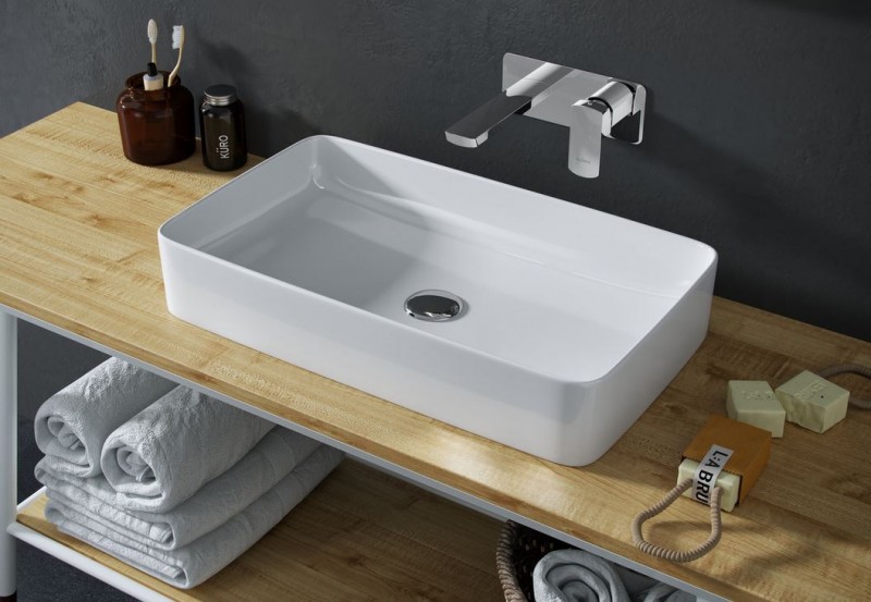 Actima Cori 61 umywalka nablatowa 61x34 biały CEAC.3301.610.WH