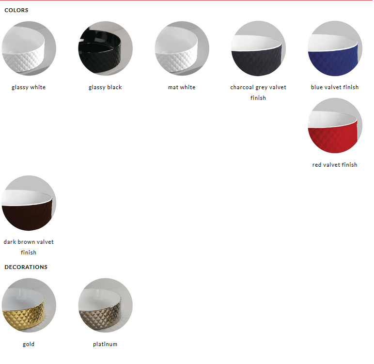 Artceram Rombo umywalka stawiana na blat 45x45 cm biały OSL009