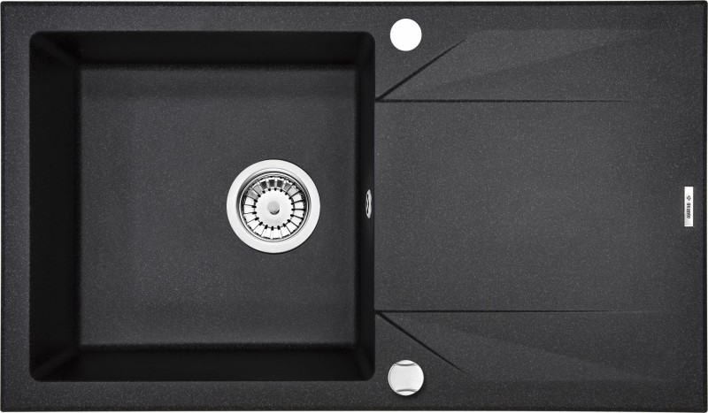 Deante Evora zlewozmywak granitowy 1 komora z ociekaczem grafitowy ZQJ2113