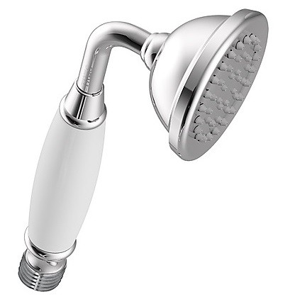 Tres Clasic słuchawka głowka prysznicowa chrom/biały 299.631.09