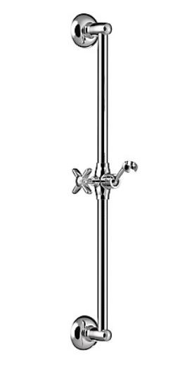 Tres Clasic drążek prysznicowy niklowany 600 mm chrom 242.732.01