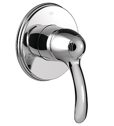 Tres Clasic bateria prysznicowa podtynkowa 1-drożna chrom 242.177.01