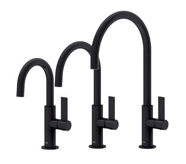 Tres Exclusive Project-Tres bateria umywalkowa czarny mat 211.904.01.NM