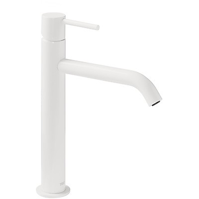 Tres Study Exclusive bateria umywalkowa średnio wysoka biały matowy 262.307.01.BM