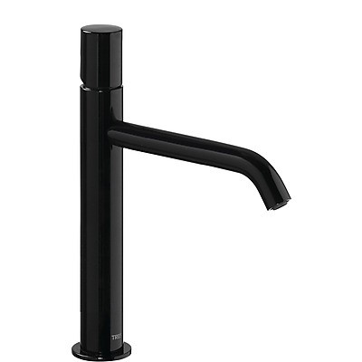 Tres Study Exclusive bateria umywalkowa średnio wysoka czarny matowy  261.307.01.NM