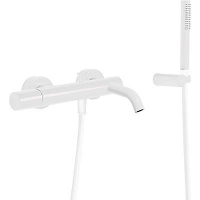 Tres Study Exclusive bateria wannowa z zestawem biały matowy 261.170.01.BM