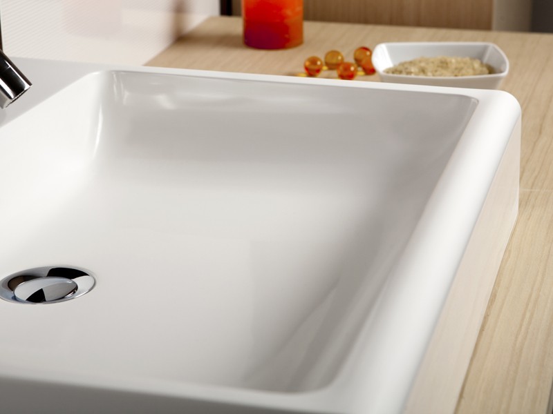 Sanplast Free Mineral UnbM/FREE umywalka nablatowa 55x45 biały 640280020001000