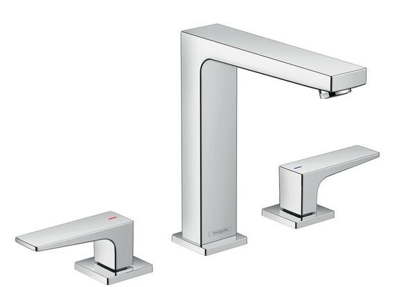 Hansgrohe Metropol 160 bateria umywalkowa 3-otworowa z korkiem push-open chrom 32515000