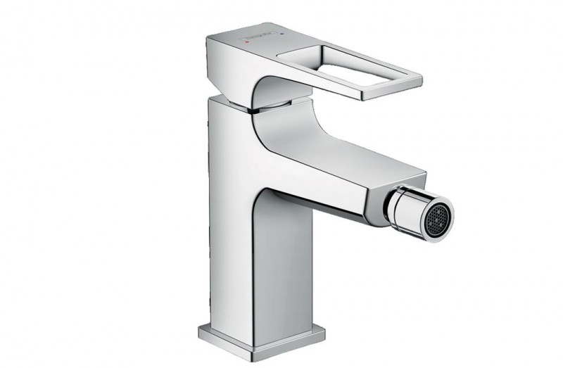 Hansgrohe Metropol Loop bateria bidetowa z korkiem push-open chrom 74520000