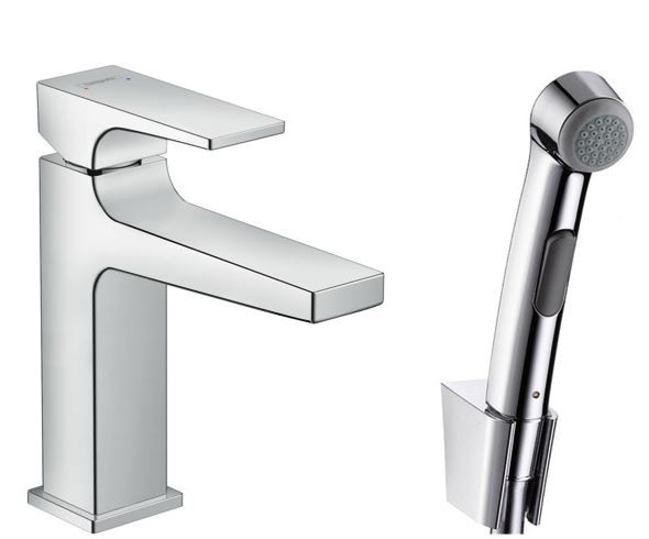 Hansgrohe Metropol 110 bateria ze słuchawką bidetową, zestaw bidette chrom 32522000