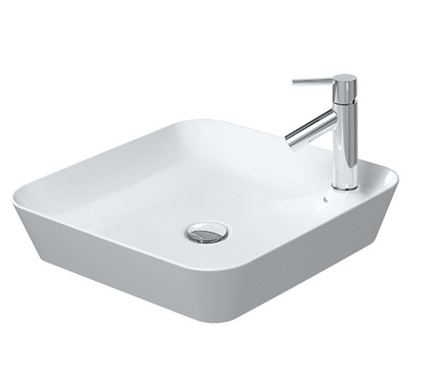 Duravit Cape Cod umywalka stojąca na blacie z otworem na baterię 46 cm biała 2340460000