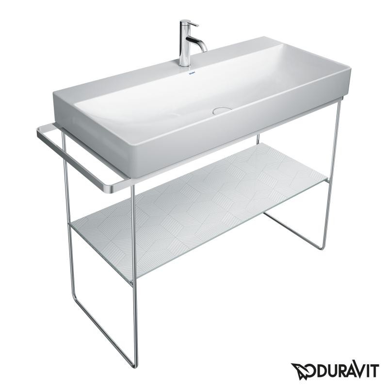 Duravit DuraSquare konsola stelaż metalowy stojący pod umywalkę 80 cm chrom  0031111000