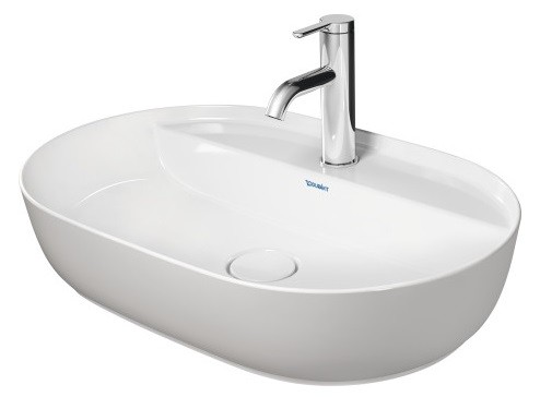 Duravit Luv umywalka szlifowana 60 cm z otworem na baterię biały-biały mat 0380602600