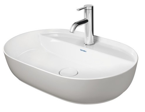 Duravit Luv umywalka szlifowana 60 cm z otworem na baterię biały-szary mat 0380602300