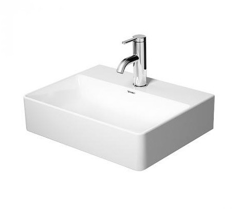 Duravit DuraSquare umywalka szlifowana z otworem na baterię 45 cm biała 0732450071