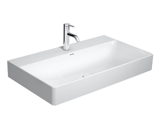 Duravit DuraSquare umywalka meblowa z otworem na baterię 80 cm biała 2353800041