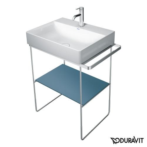 Duravit DuraSquare wkład szklany półka 57 cm szkło kamienny błękit 0099648800