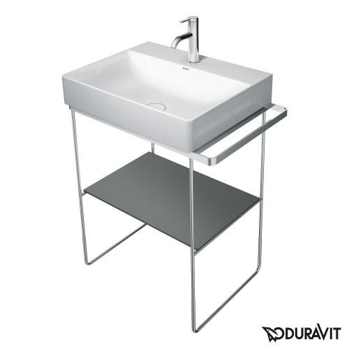 Duravit DuraSquare wkład szklany półka 42 cm szkło szara flanela 0099668700