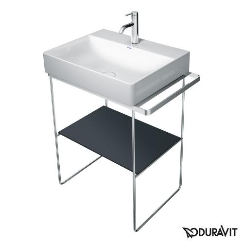 Duravit DuraSquare wkład szklany półka 57 cm szkło czarny 0099648400