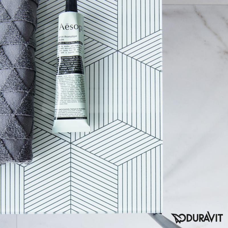 Duravit DuraSquare wkład szklany półka 97 cm szkło cubic line 0099658200