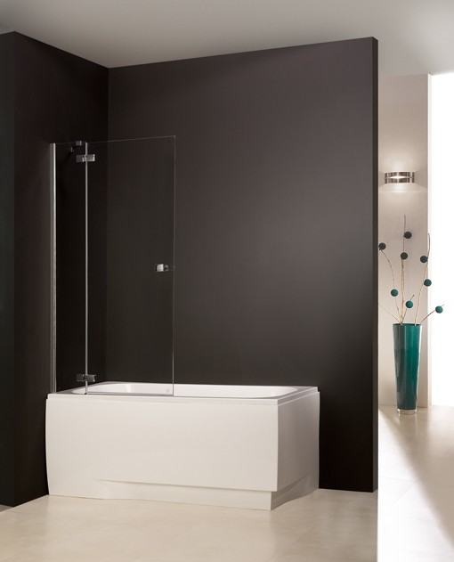 Sanplast Free Line PW2/FREE parawan wannowy ruchomy 2częściowy 90 chrom przeźroczyste 600260054042401