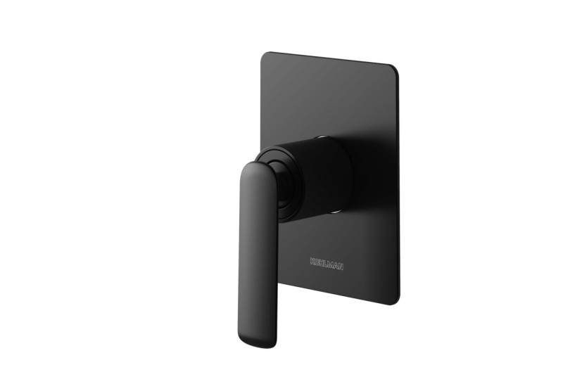 Kohlman Black Experience bateria prysznicowa podtynkowa 1-drożna czarny mat QW220EB