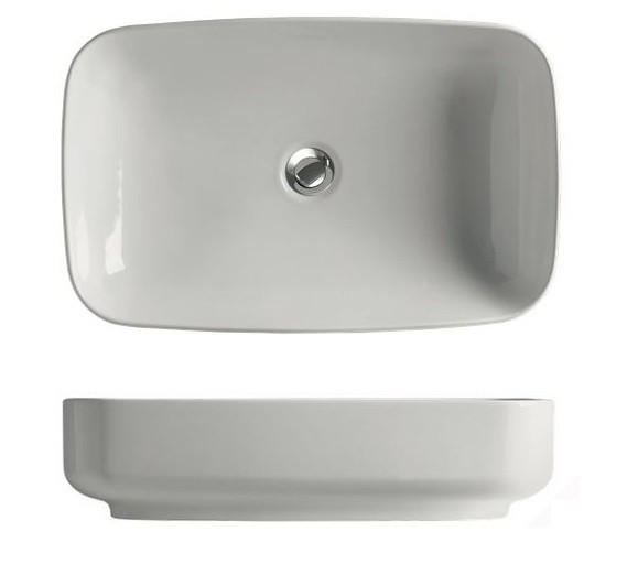 Kerasan Tribeca umywalka stawiana na blat 60x38 cm biały 514101