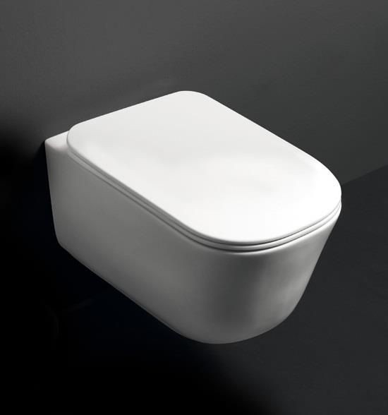 Kerasan Tribeca deska Slim wolnoopadająca borgogna burgund matowy 519175