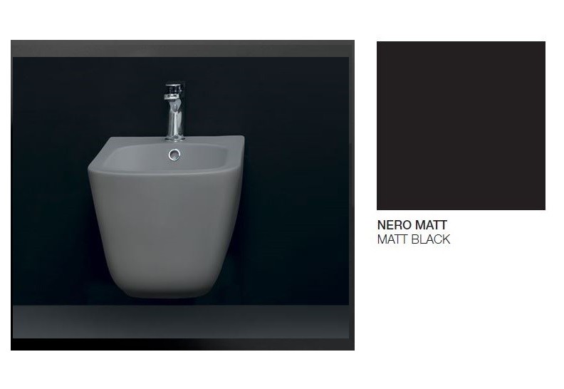 Kerasan Tribeca bidet wiszący nero czarny matowy 512531