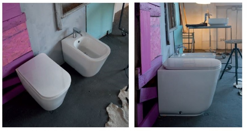 Kerasan Tribeca NoRim muszla stojąca bez wewnętrznego kołnierza biały 511801