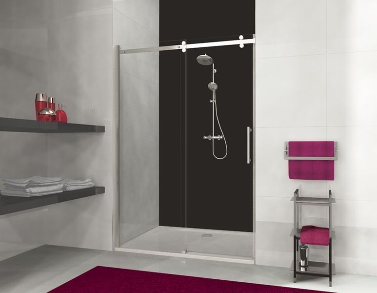 Sanplast Altus D2/ALTIIa drzwi suwane 140-150 cm chrom połysk przeźroczyste 600121154142401