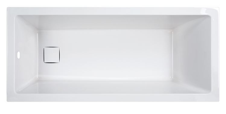 Sanplast Space Line WP/SPACE wanna prostokątna ze stelażem i syfonem 190x80 biały 610100036001000