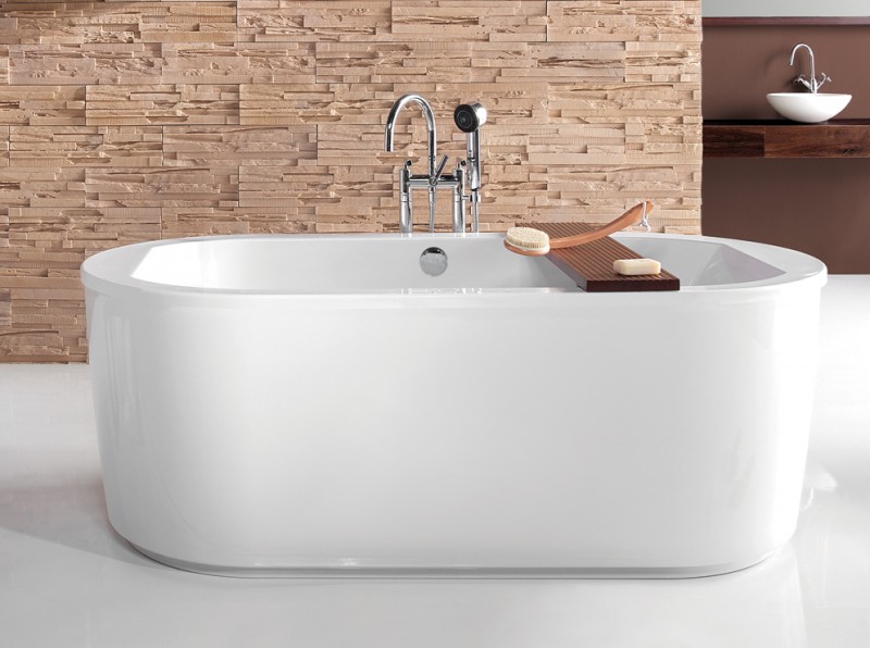 Sanplast Space Line WOWkpl/SPACE wanna owalna z obudową, stelażem i syfonem 180x90 biały 610100095001000