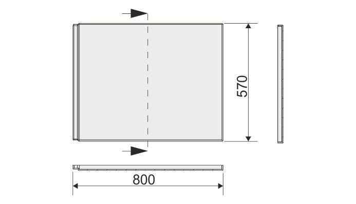 Sanplast Free Line OWP/FREE obudowa do wanny 80 cm biały 620040213001000