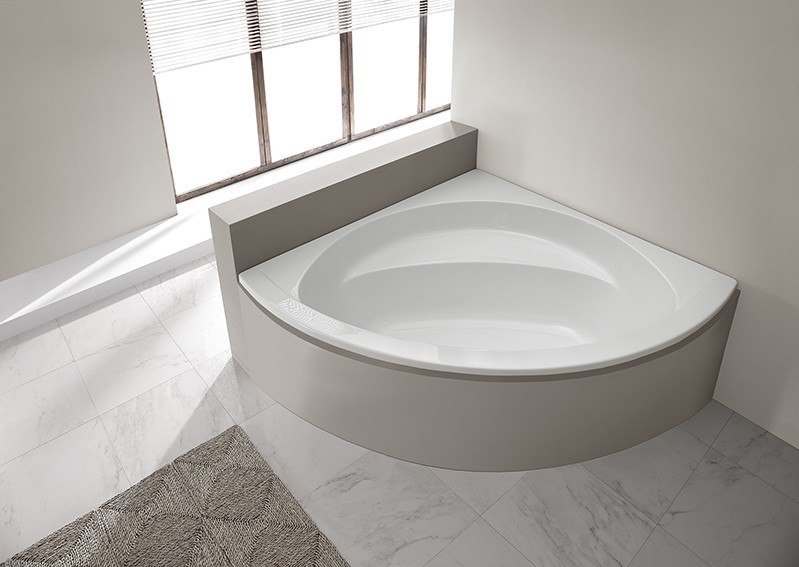 Sanplast Prestige WSzs/PR wanna narożna 140x140 biały 610070033001000