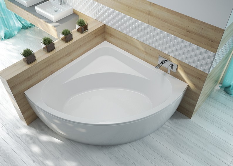 Sanplast Free Line WS/FREE wanna narożna 145x145 biały 610040034101000